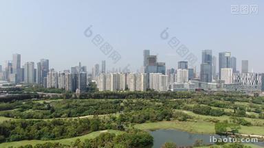 深圳城市风光高楼建筑航拍